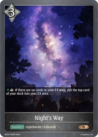Night's Way - P35EN (Foil) (BP04-P35EN) [Cosmic Mythos]