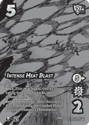 Intense Heat Blast (Alternate Art) [Attack on Titan - Battle for Humanity]