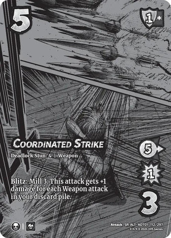 Coordinated Strike (Alternate Art) [Attack on Titan - Battle for Humanity]
