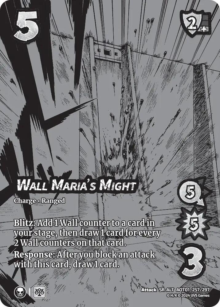 Wall Maria's Might (Alternate Art) [Attack on Titan - Battle for Humanity]