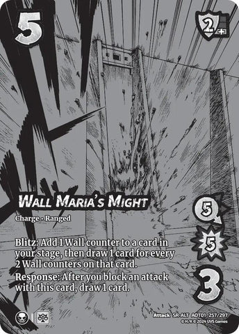 Wall Maria's Might (Alternate Art) [Attack on Titan - Battle for Humanity]