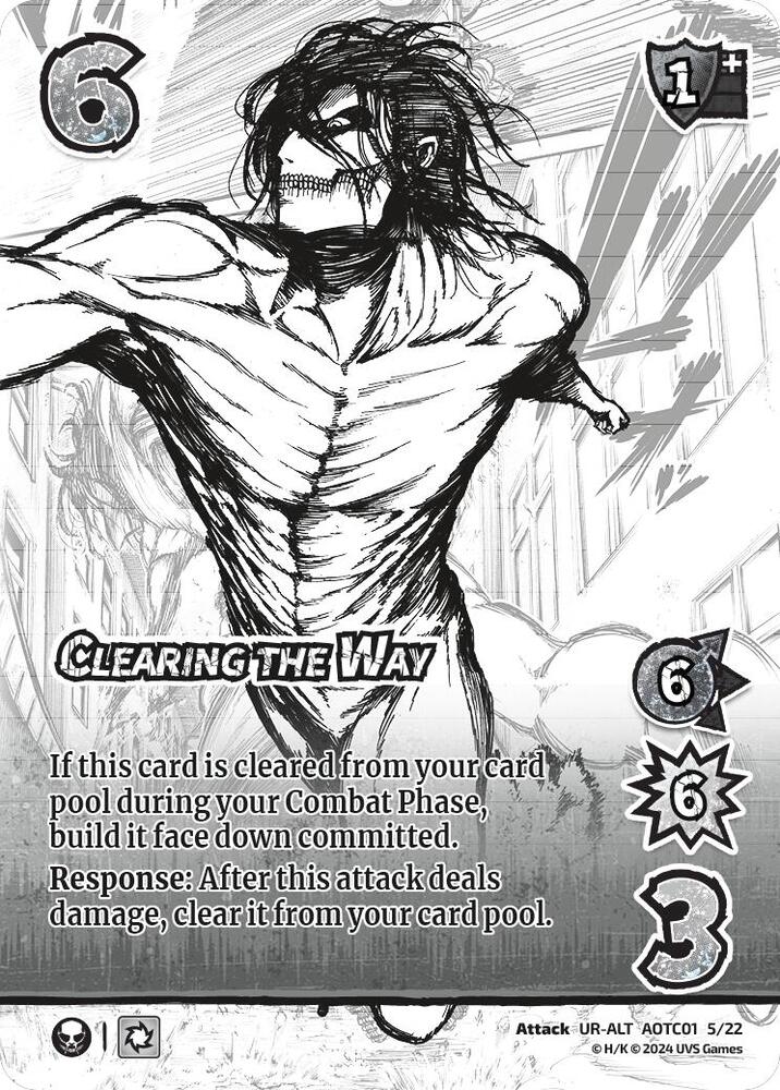 Clearing the Way (Alternate Art) [Challenger Series: Attack on Titan: Battle for Humanity]