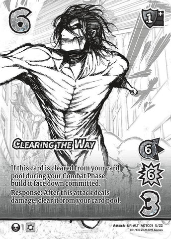 Clearing the Way (Alternate Art) [Challenger Series: Attack on Titan: Battle for Humanity]