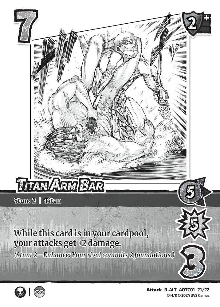 Titan Arm Bar (Alternate Art) [Challenger Series: Attack on Titan: Battle for Humanity]