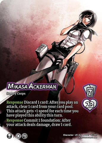 Mikasa Ackerman (Alternate Art) [Attack on Titan - Battle for Humanity]