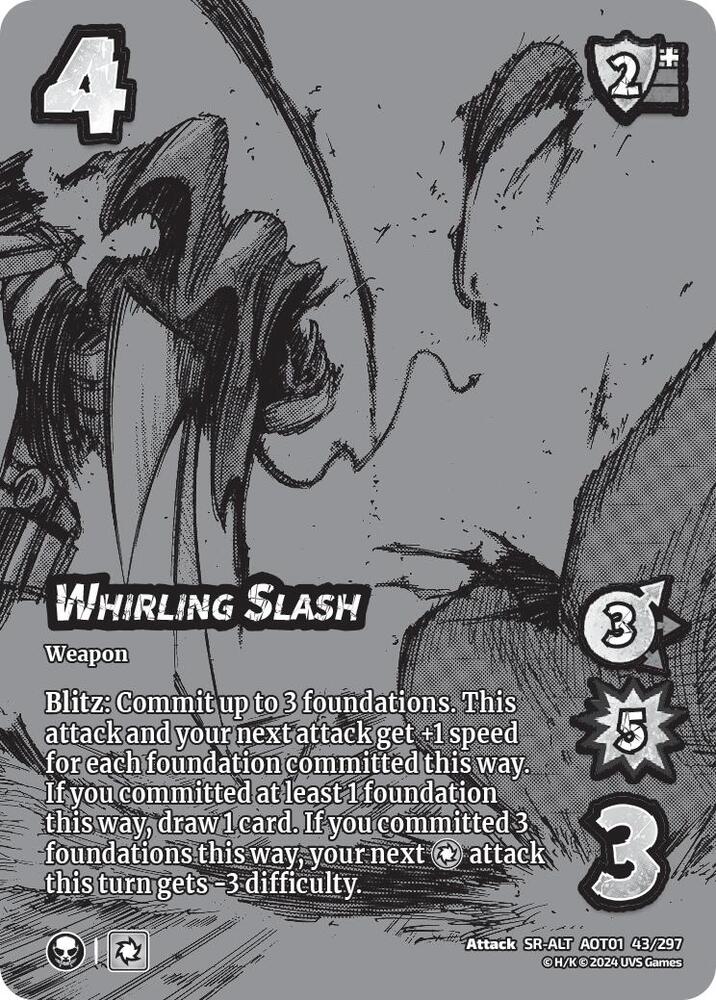 Whirling Slash (Alternate Art) [Attack on Titan - Battle for Humanity]
