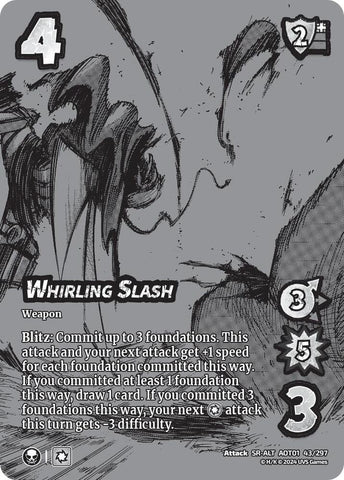 Whirling Slash (Alternate Art) [Attack on Titan - Battle for Humanity]