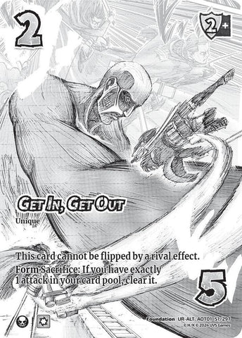 Get In, Get Out (Alternate Art) [Attack on Titan - Battle for Humanity]