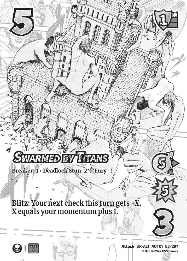 Swarmed by Titans (Alternate Art) [Attack on Titan - Battle for Humanity]