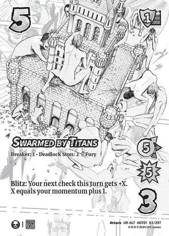 Swarmed by Titans (Alternate Art) [Attack on Titan - Battle for Humanity]