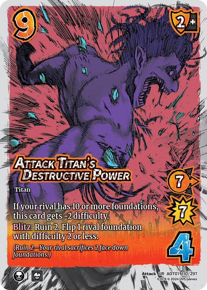 Attack Titan's Destructive Power [Attack on Titan - Battle for Humanity]