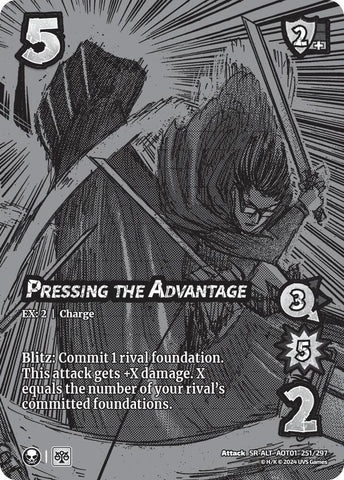 Pressing the Advantage (Alternate Art) [Attack on Titan - Battle for Humanity]
