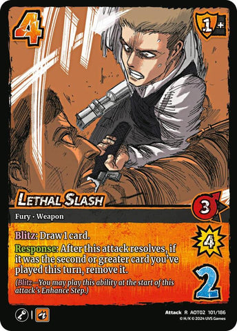 Lethal Slash [Attack on Titan - Origins of Power]