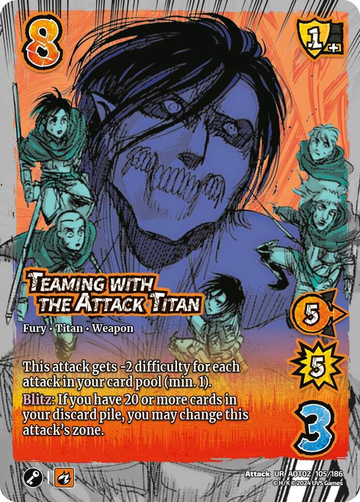 Teaming with the Attack Titan [Attack on Titan - Origins of Power]