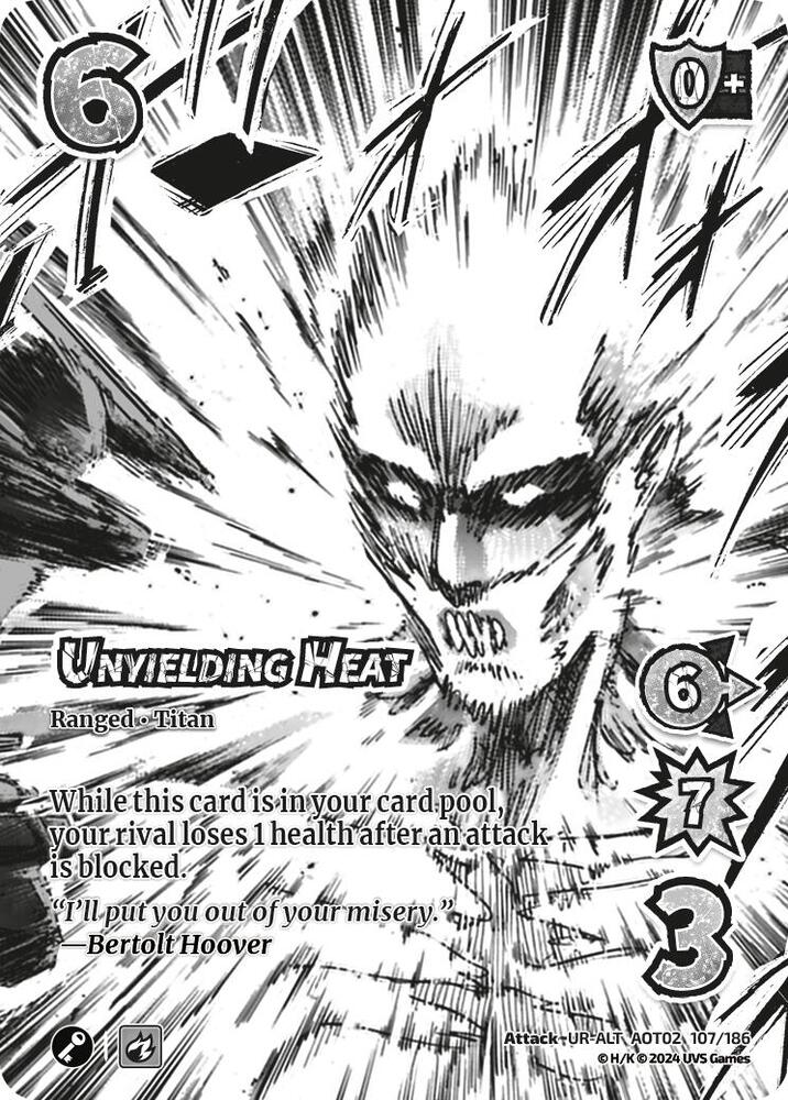 Unyielding Heat (Alternate Art) - [Origins of Power]