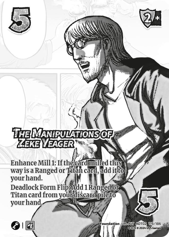 The Manipulations of Zeke Yeager (Alternate Art) - [Attack On Titan - Origins of Power]