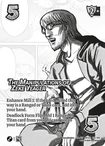 The Manipulations of Zeke Yeager (Alternate Art) - [Attack On Titan - Origins of Power]