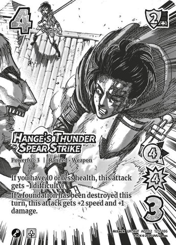 Hange's Thunder Spear Strike (Alt Art) [Attack on Titan - Origins of Power]