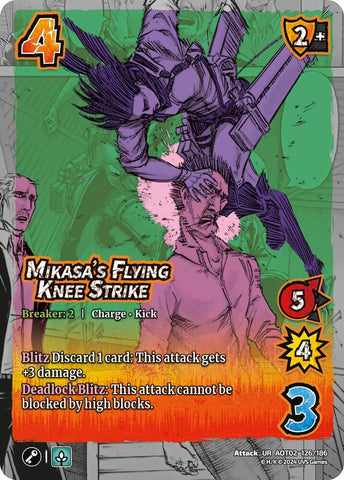 Mikasa's Flying Knee Strike [Attack On Titan - Origins of Power]