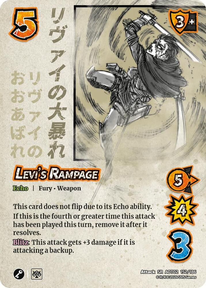 Levi's Rampage [Attack On Titan - Origins of Power]