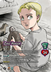 Zeke Yeager // Zeke, Beast Titan (Alternate Art) [Attack On Titan - Origins of Power]