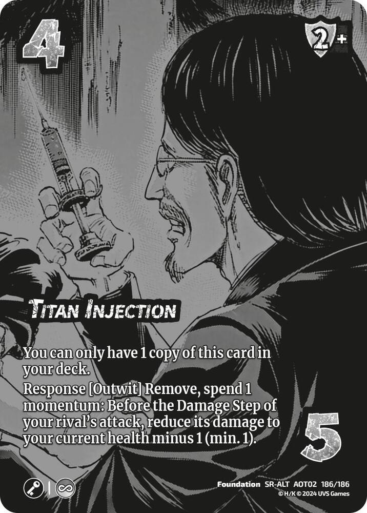 Titan Injection (Alternate Art) [Attack On Titan - Origins of Power]