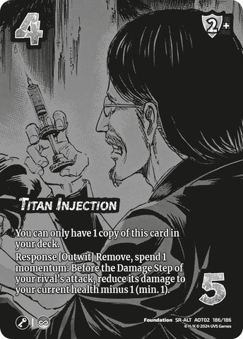 Titan Injection (Alternate Art) [Attack On Titan - Origins of Power]