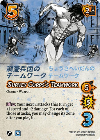 Survey Corps's Teamwork [Attack on Titan - Origins of Power]