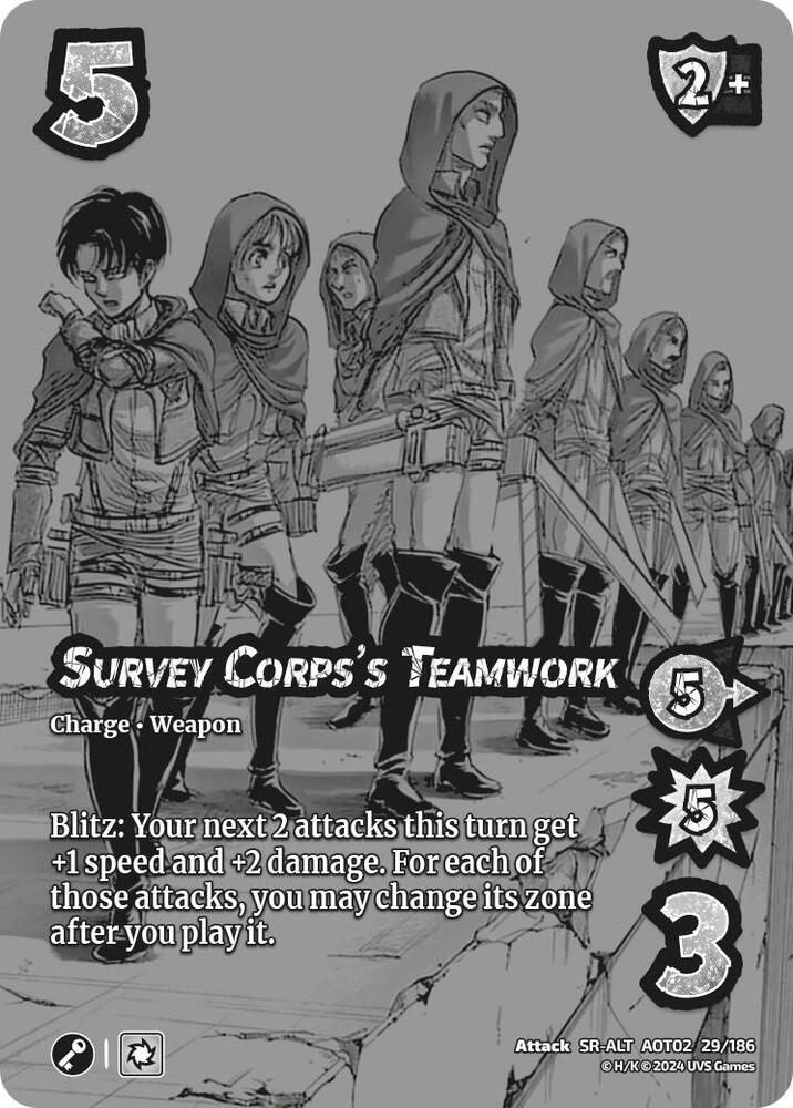 Survey Corps's Teamwork (Alternate Art) [Attack on Titan - Origins of Power]
