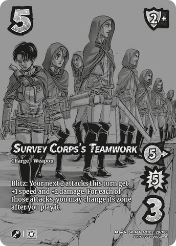 Survey Corps's Teamwork (Alternate Art) [Attack on Titan - Origins of Power]