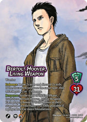 Bertolt Hoover, Living Weapon // Bertolt, Colossus Titan Advancing (Alternate Art) [Attack on Titan - Origins of Power]