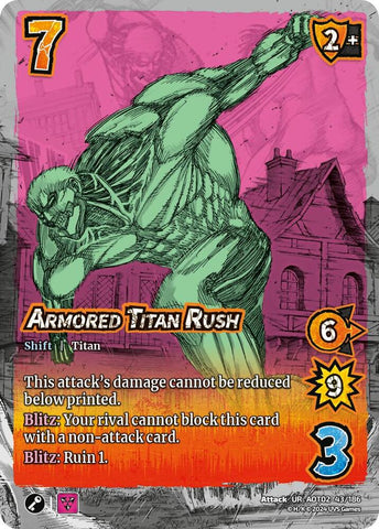 Armored Titan Rush // Reiner's Toughness [Attack on Titan - Origins of Power]