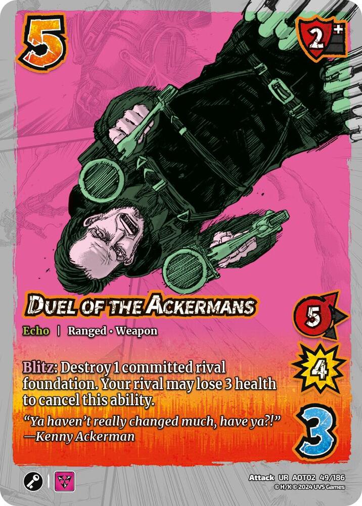 Duel of the Ackermans [Attack on Titan - Origins of Power]