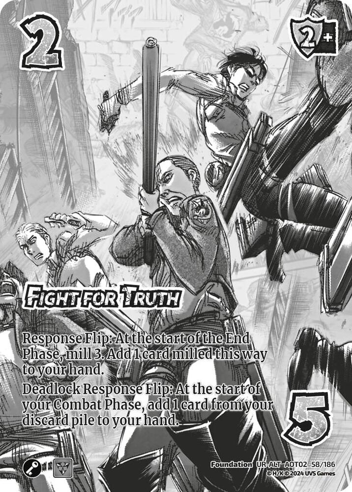 Fight for Truth (Alternate Art) [Attack on Titan - Origins of Power]