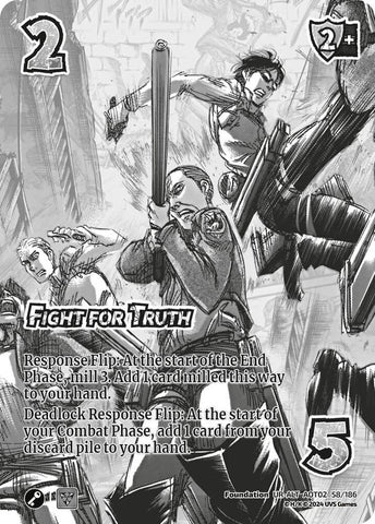 Fight for Truth (Alternate Art) [Attack on Titan - Origins of Power]