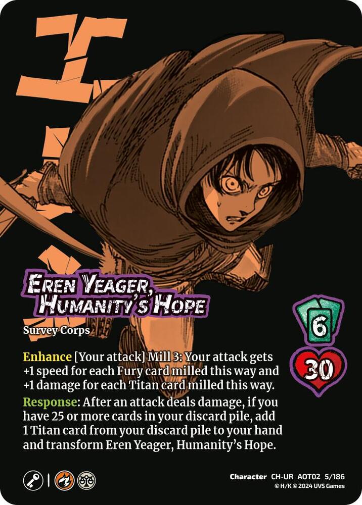 Eren Yeager, Humanity's Hope // Eren, Attack Titan Advancing [Attack On Titan - Origins of Power]