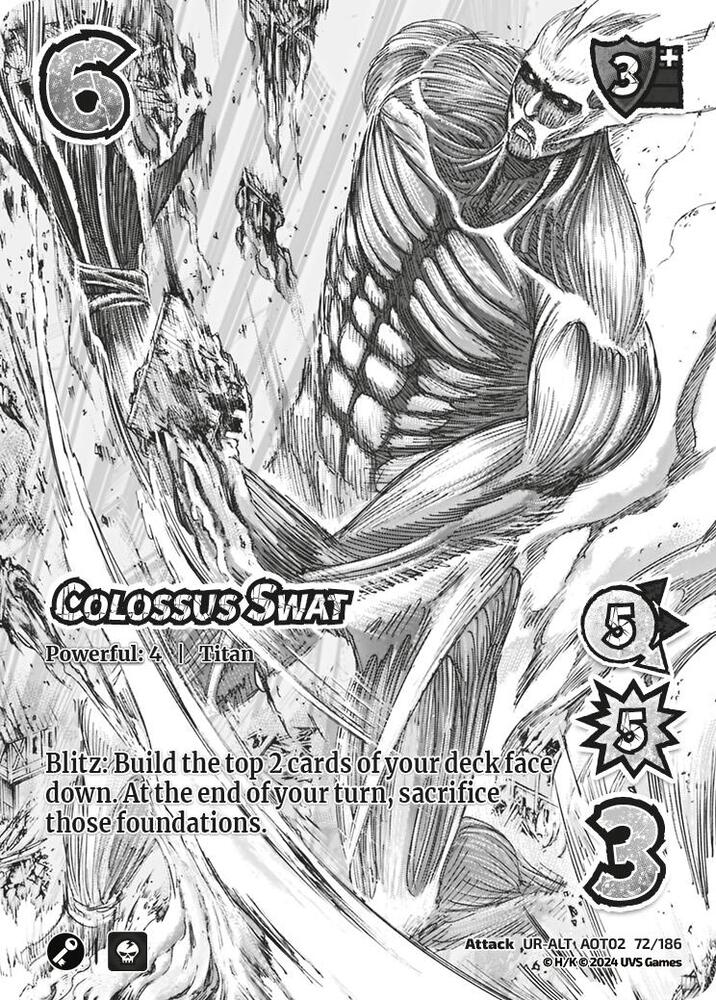 Colossus Swat (Alternate Art) [Attack on Titan - Origins of Power]