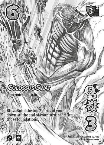 Colossus Swat (Alternate Art) [Attack on Titan - Origins of Power]