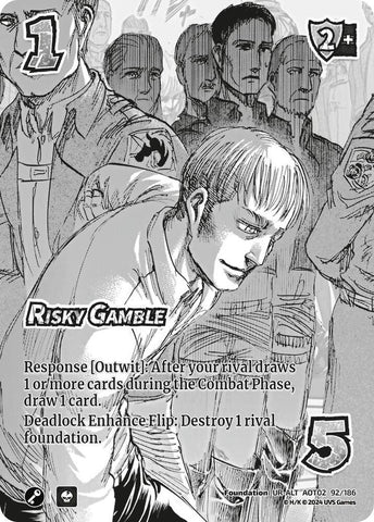 Risky Gamble (Alternate Art) [Attack on Titan - Origins of Power]