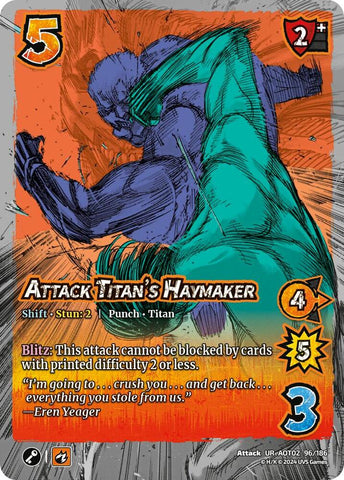 Attack Titan's Haymaker // Eren's Determination [Attack on Titan - Origins of Power]