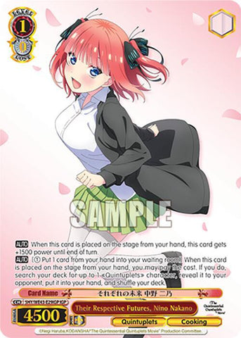 Their Respective Futures, Nino Nakano (IGP) - Quintessential Quintuplets Specials Premium Booster (5HY)