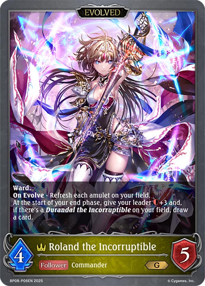 Roland the Incorruptible (Evolved) - P06EN (Foil) (BP08-P06EN) [Alterchaotica]
