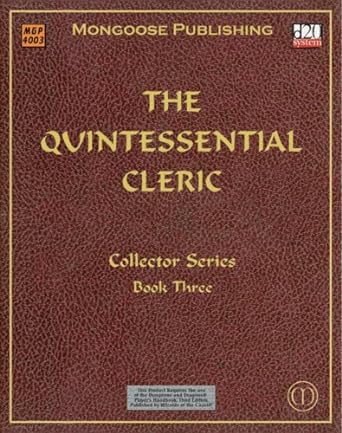 D20 System: The Quintessential Cleric (Mongoose Publishing)
