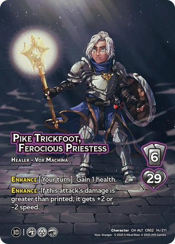 Pike Trickfoot, Ferocious Priestess (Alternate Art) (Critical Role: Heroes of Exandria)