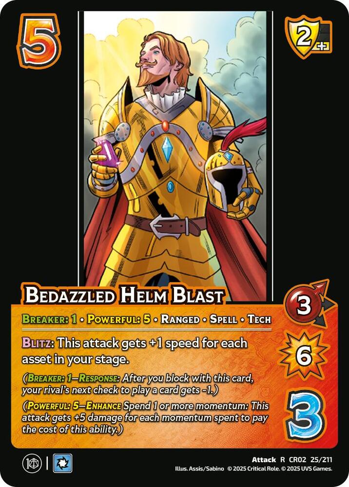 Bedazzled Helm Blast (Critical Role: Heroes of Exandria)