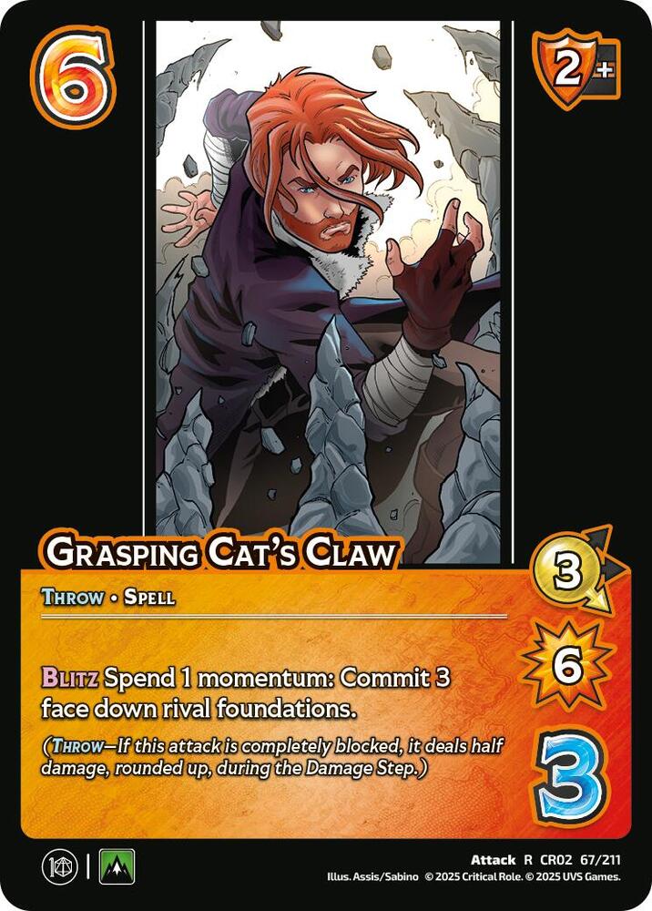 Grasping Cat's Claw (Critical Role: Heroes of Exandria)