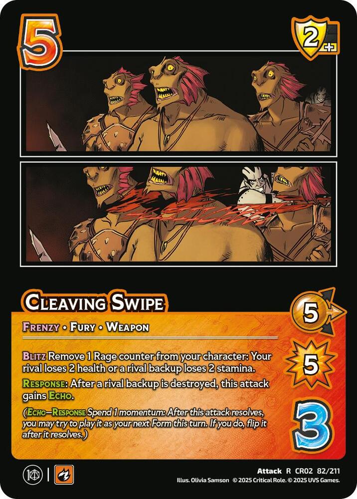 Cleaving Swipe (Critical Role: Heroes of Exandria)