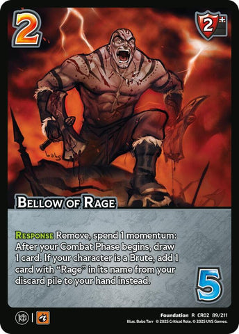 Bellow of Rage (Critical Role: Heroes of Exandria)