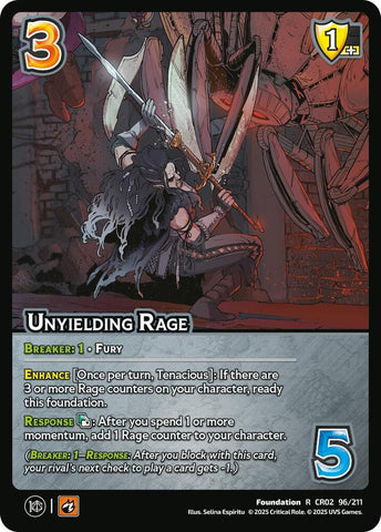 Unyielding Rage (Critical Role: Heroes of Exandria)