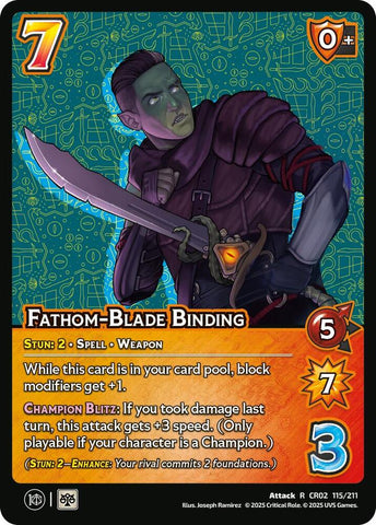 Fathom-Blade Binding (Critical Role: Heroes of Exandria)